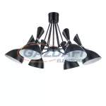 ELMARK 955MORGAN6/BL MORGAN csillár 6xE14 fekete  IP20 230V