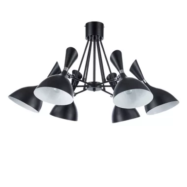 ELMARK 955MORGAN6/BL MORGAN csillár 6xE14 fekete  IP20 230V