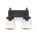 ELMARK 955PAOLA2W/BL PAOLA fali lámpa 2XE27 MATT fekete/fa