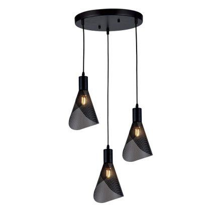 ELMARK 955PARIS31P/BL PARIS függeszték 3XE14 FEKETE