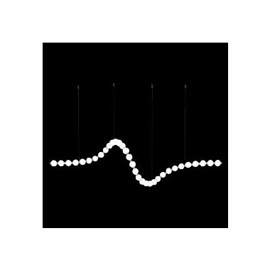 ELMARK 955PEARL6630P2GD PEARL LED FÜGG KÖRTE 66W 3000K, ARANY