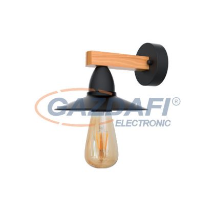 ELMARK 955PHIL1WL/BL PHIL fali lámpa 1xE27 fekete/fa IP20 230V