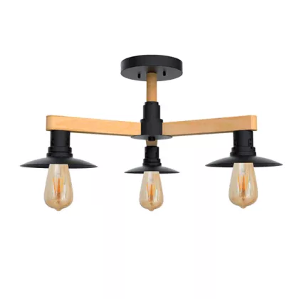 ELMARK 955PHIL3/BL PHIL CSILLÁR 3XE27 FEKETE/FA