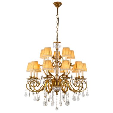 ELMARK 955RALPH15 RALPH csillár 15XE14 sárgaréz/kristály