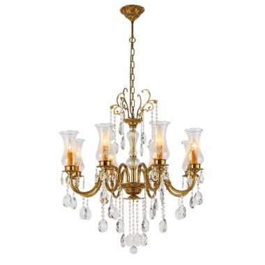 ELMARK 955RICHARD8 RICHARD csillár 8XE14 sárgaréz/kristály