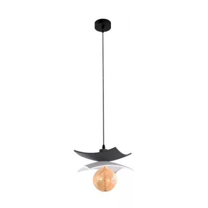 ELMARK 955ROBBY1/BL ROBBY FÜGGESZTÉK 1ХЕ27 FEKETE/FEHÉR ELMARK 955ROBBY1/BL ROBBY FÜGGESZTÉK 1ХЕ27 FEKETE/FEHÉR