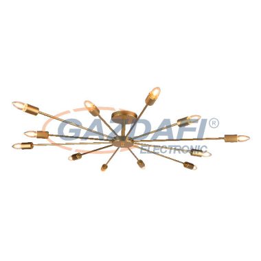 ELMARK 955ROXIE12/GD ROXI MENNYEZETI LÁMPA 12xE27 ARANY IP20 230V