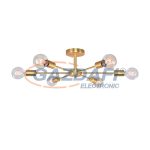   ELMARK 955ROXIE6/GD ROXI MENNYEZETI LÁMPA 6xE27 ARANY IP20 230V