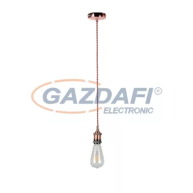 ELMARK 955SAILOR1RAB "Sailor" függeszték, 1xE27, antik réz, 100x2050mm, vas, A++-E