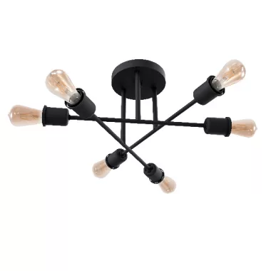 ELMARK 955SALLY6/BL SALLY CSILLÁR 6XE27 FEKETE