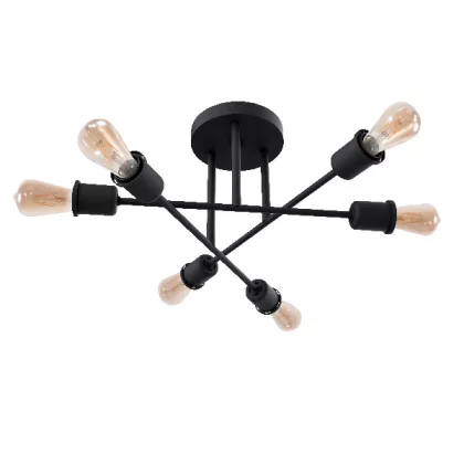 ELMARK 955SALLY6/BL SALLY CSILLÁR 6XE27 FEKETE