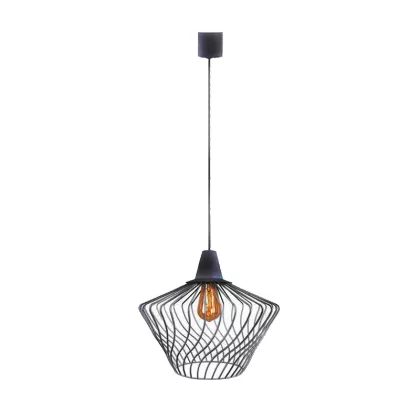ELMARK 955SALVA1/BL SALVA FÜGGESZTÉK 1xE27 FEKETE ELMARK 955SALVA1/BL SALVA FÜGGESZTÉK 1xE27 FEKETE