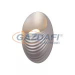   ELMARK 955SHELL1W/SL "Shell" fali lámpa, LED, 5W, 230V, 4000K, 500lm, ezüst, 170x110x70mm, A++-A