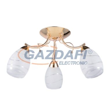 ELMARK 955SIA3 "Sia" csillár, 3xE14, arany, 500x300mm, A++-E