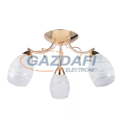   ELMARK 955SIA3 "Sia" csillár, 3xE14, arany, 500x300mm, A++-E