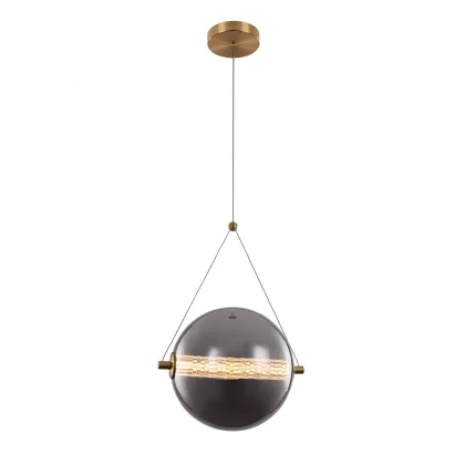   ELMARK 955SPLENDOR930BSG SPLENDOR LED PENDANT 9W 3000K, BRONZ + FÜSTÖS SZÜRKE