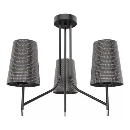 ELMARK 955THERA3/BL THERA mennyezeti lámpa 3XE14 FEKETE