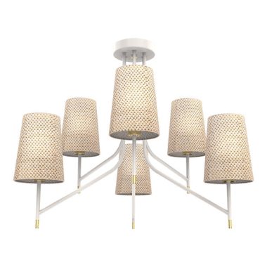 ELMARK 955THERA6/WH THERA mennyezeti lámpa 6XE14 FEHÉR