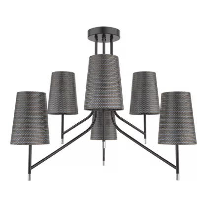 ELMARK 955THERA6/BL THERA CSILLÁR 6XE14 FEKETE/KRÓM