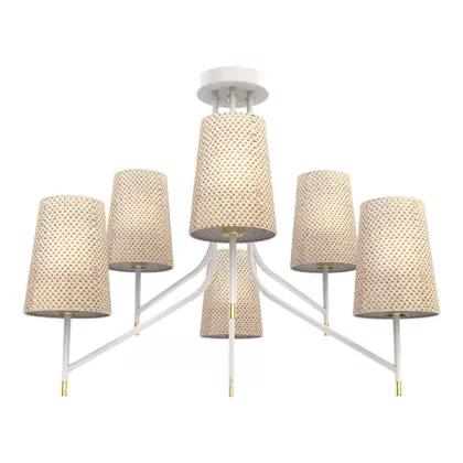 ELMARK 955THERA6/WH THERA CSILLÁR 6XE14 FEHÉR/KRÓM