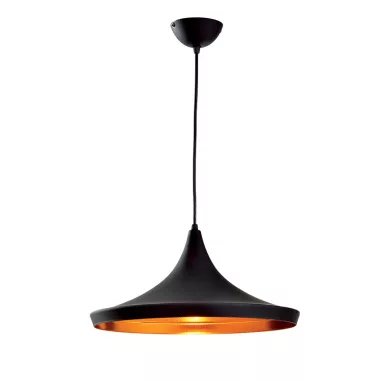 ELMARK 955TIM1B TIM-1B FÜGGESZTÉK 1xE27 D350mm FEKETE/AURIU