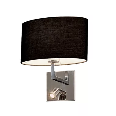 ELMARK 955TOMY1WLED TOMY falikar 1XE27 +1WLED 4000K sötétszürke