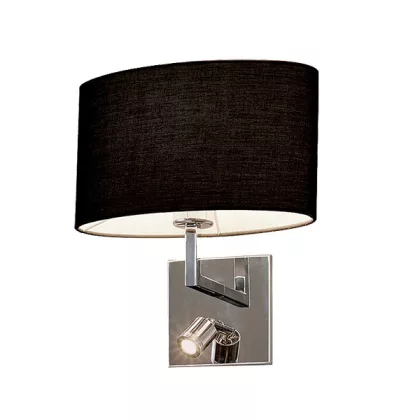   ELMARK 955TOMY1WLED TOMY falikar 1XE27 +1WLED 4000K sötétszürke