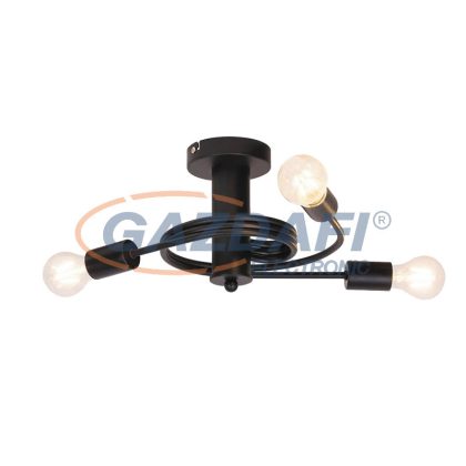 ELMARK 955TWIST3/BL TWIST SPOT 3xE27 fekete IP20 230V