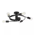 ELMARK 955TWIST5/BL TWIST SPOT 5xE27 fekete IP20 230V