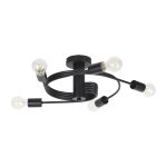 ELMARK 955TWIST5/BL TWIST SPOT 5xE27 fekete IP20 230V