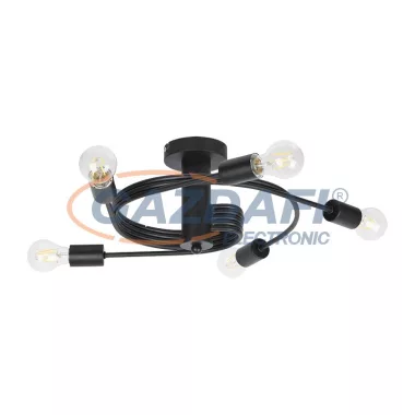 ELMARK 955TWIST5/BL TWIST SPOT 5xE27 fekete IP20 230V