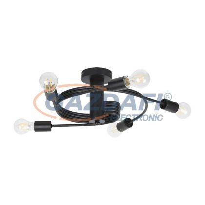 ELMARK 955TWIST5/BL TWIST SPOT 5xE27 fekete IP20 230V