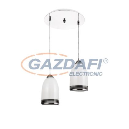   ELMARK 956612 "Rubin" függeszték, 2xE27, fehér, A++-E