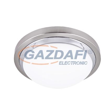   ELMARK 957330MCH "Manex" mennyezeti lámpa, 1xE27, d=300mm, matt króm, A++-E