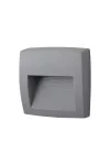 ELMARK 95LORENZA150/GR LORENZA 150 LED kültéri fali lámpa 4W 4000K IP55 szürke 400lm 100-240V ELMARK 95LORENZA150/GR LORENZA 150 LED kültéri fali lámpa 4W 4000K IP55 szürke 400lm 100-240V