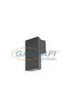 ELMARK 9612LEDW1 "OL9612" Homlokzat világító lámpa, LED, 3W, 230V, 4000K, 210lm, sötétszürke, 170x92x65mm, IP54, A++-A, 30000h