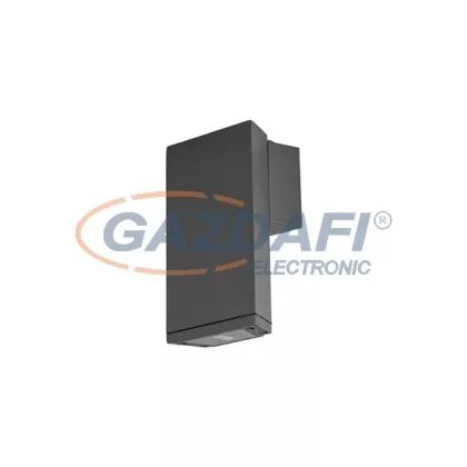   ELMARK 9612LEDW1 "OL9612" Homlokzat világító lámpa, LED, 3W, 230V, 4000K, 210lm, sötétszürke, 170x92x65mm, IP54, A++-A, 30000h
