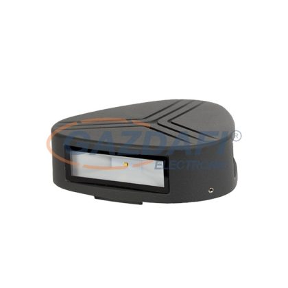   ELMARK 9617LEDW "GRF9617" Homlokzat világító lámpa, LED, 9W, 230V, 4000K, 480lm, sötétszürke, 44x138x143mm, IP54, A++-A, 30000h