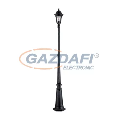 ELMARK 96206MF/BK "Mark206" Kültéri állólámpa, 1xE27, matt fekete, 200x2000mm, A++-E