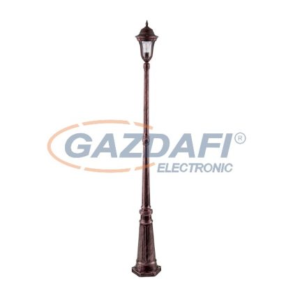   ELMARK 96206MF/BRB "Mark206" Kültéri állólámpa, 1xE27, antik réz, 200x2000mm, A++-E