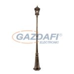   ELMARK 96405MF/AB "Josh" kerti állólámpa, 1xE27, 230V, antik réz, IP44, 185x2000mm, A++-E