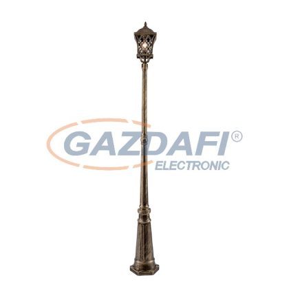   ELMARK 96405MF/AB "Josh" kerti állólámpa, 1xE27, 230V, antik réz, IP44, 185x2000mm, A++-E