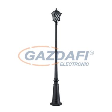 ELMARK 96405MF/BK "Josh" KERTI ÁLLÓLÁMPA, 1xE27, 230V, MATT FEKETE, IP44, 185x2000mm, A++-E