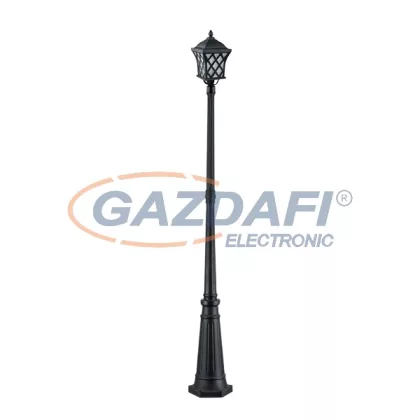   ELMARK 96405MF/BK "Josh" KERTI ÁLLÓLÁMPA, 1xE27, 230V, MATT FEKETE, IP44, 185x2000mm, A++-E