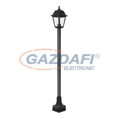 ELMARK 96511F/BL PAUL kültéri állólámpa 1XE27 fekete H1231 IP44 Hossz:190/Ma:1231/Szé:190