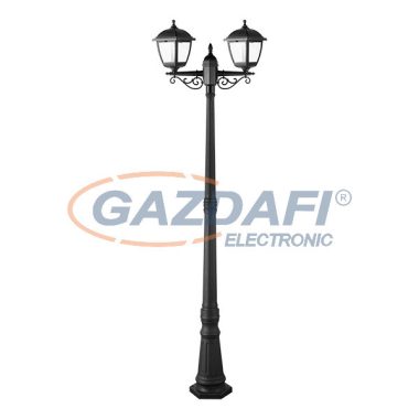 ELMARK 96511F2/BL PAUL kültéri állólámpa 1XE27 fekete H2174 IP44 Hossz:600/Ma:2174/Szé:190