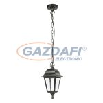 ELMARK 96514P/BL KEVIN kültéri függeszték 1XE27 fekete IP44 Hossz:150/Ma:825/Szé:150