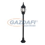   ELMARK 96515F/BL JAMES kültéri állólámpa 1XE27 fekete H1320 IP44 Hossz:165/Ma:1335/Szé:165
