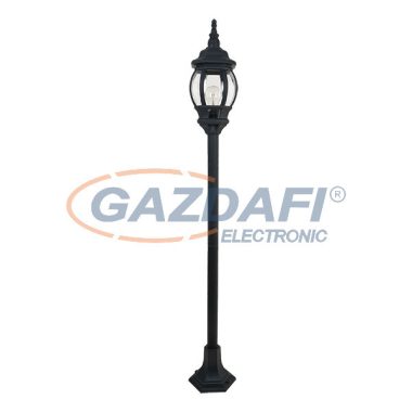 ELMARK 96515F/BL JAMES kültéri állólámpa 1XE27 fekete H1320 IP44 Hossz:165/Ma:1335/Szé:165