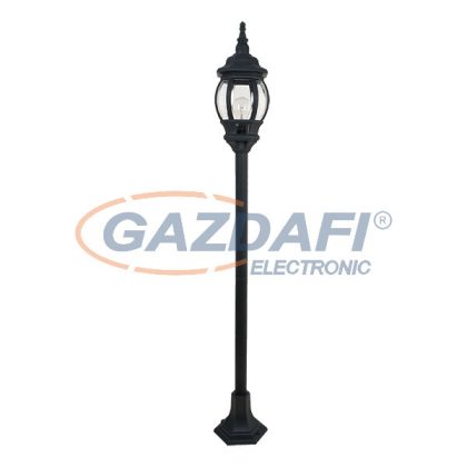 ELMARK 96515F/BL JAMES kültéri állólámpa 1XE27 fekete H1320 IP44 Hossz:165/Ma:1335/Szé:165